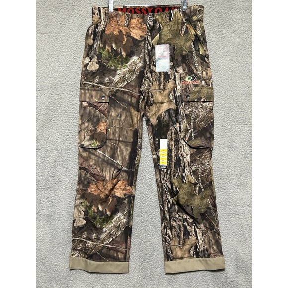 Mossy Oak Other - Mens Mossy Oak Break Up Country Camouflage Cargo Baggy Pants Size M 37X32.5 NWT